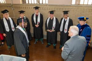 12 Superintendent with Graduates