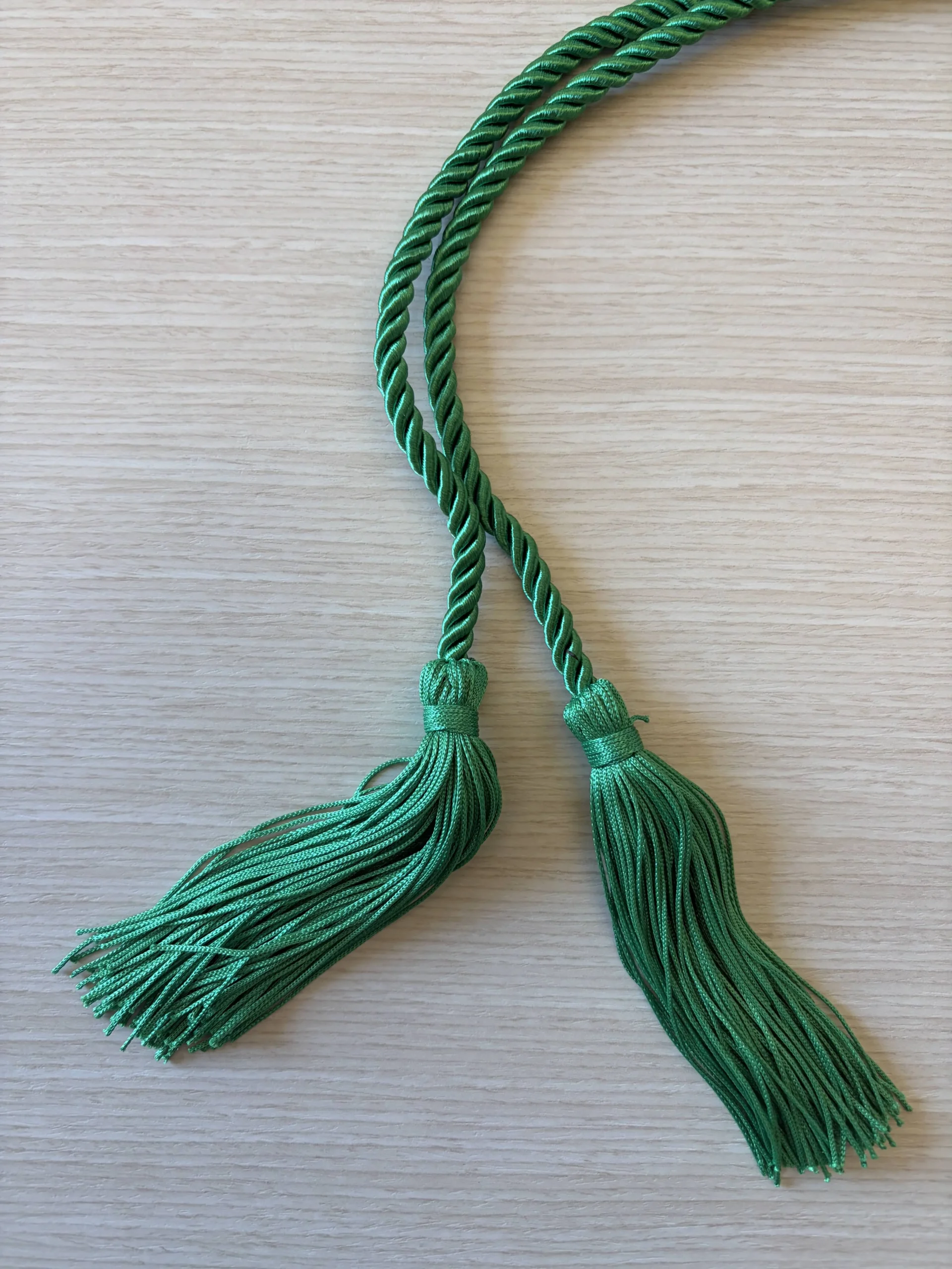 Green tassles